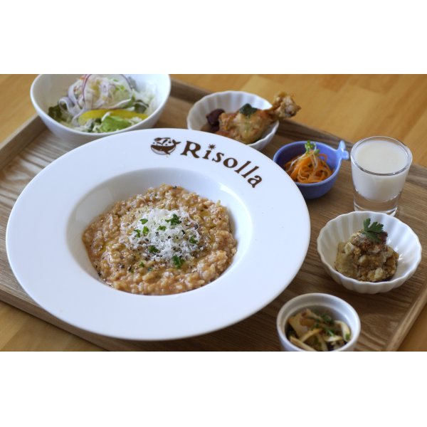 画像1: NEW！《ランチ限定》おなかよろこぶ「リゾットプレート」 〜 発酵のチカラでまろやかに 〜【糀のまろやかな旨み 玄米トマトチーズリゾット】