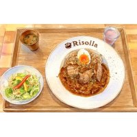 NEW！《ランチ限定》カラダ満たされる「本格カレーセット」〜 スパイス×発酵の深いコク 〜 《特製ポークコンフィ玄米リゾピラフカレー》