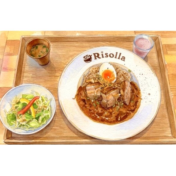 画像1: NEW！《ランチ限定》カラダ満たされる「本格カレーセット」〜 スパイス×発酵の深いコク 〜 《特製ポークコンフィ玄米リゾピラフカレー》