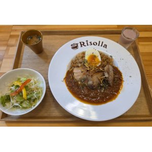 NEW！《ランチ限定》カラダ満たされる「本格カレーセット」〜 スパイス×発酵の深いコク 〜 《特製ポークコンフィ玄米リゾピラフカレー》